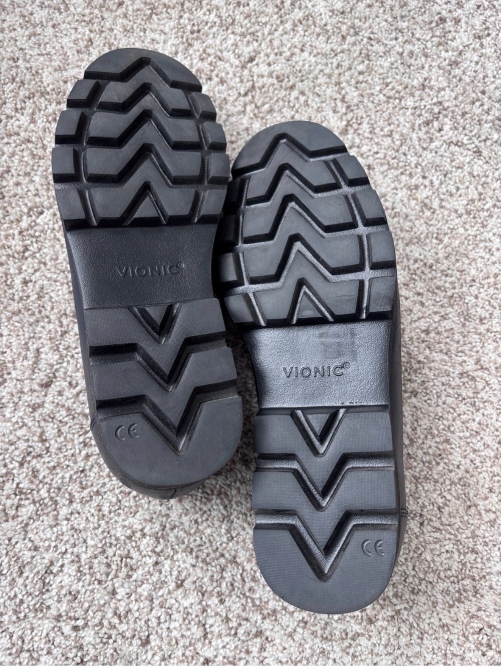 Vionic Navy Leather Penny Loafers 8 Wide - Picture 10 of 10